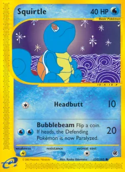 Carta Squirtle (Expedition Base Set)