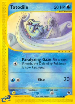 Carta Totodile (Expedition Base Set)