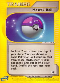 Carta Master Ball (Expedition Base Set)