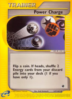 Carta Power Charge (Expedition Base Set)