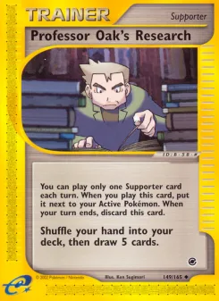 Carta Professor Oak's Research (Expedition Base Set)