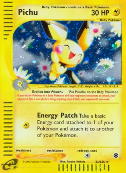 Carta Pichu (Expedition Base Set)