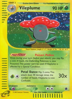 Carta Vileplume (Expedition Base Set)