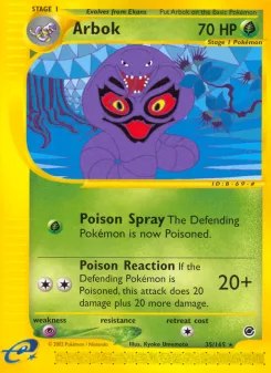 Carta Arbok (Expedition Base Set)