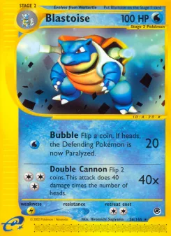 Carta Blastoise (Expedition Base Set)