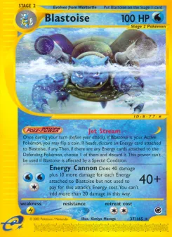 Carta Blastoise (Expedition Base Set)