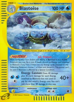 Carta Blastoise (Expedition Base Set)