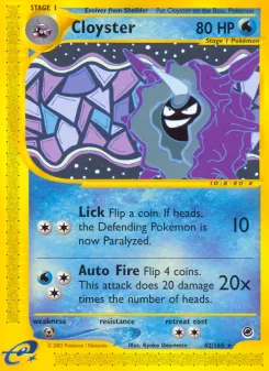 Carta Cloyster (Expedition Base Set)