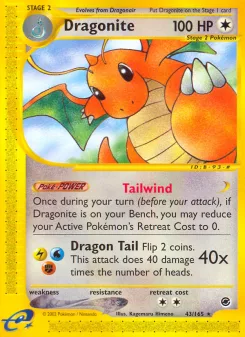 Carta Dragonite (Expedition Base Set)