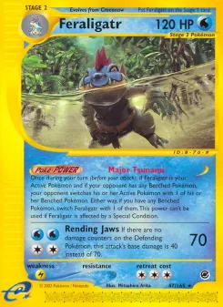Carta Feraligatr (Expedition Base Set)