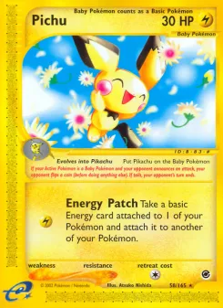Carta Pichu (Expedition Base Set)