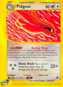 Carta Pidgeot (Expedition Base Set)