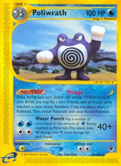 Carta Poliwrath (Expedition Base Set)
