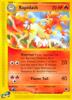 Carta Rapidash (Expedition Base Set)