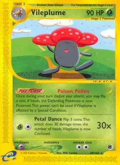 Carta Vileplume (Expedition Base Set)