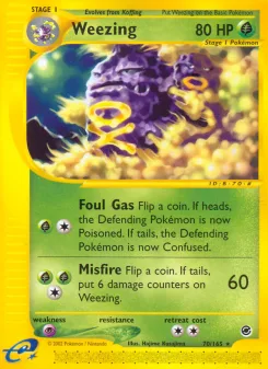 Carta Weezing (Expedition Base Set)