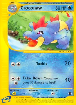Carta Croconaw (Expedition Base Set)