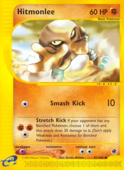 Carta Hitmonlee (Expedition Base Set)