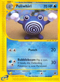 Carta Poliwhirl (Expedition Base Set)