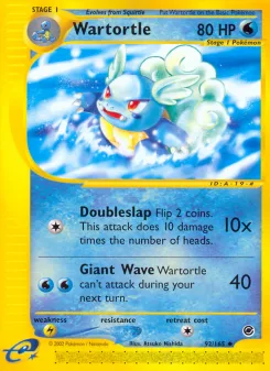 Carta Wartortle (Expedition Base Set)
