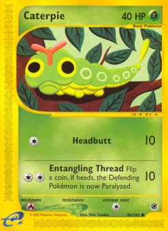 Carta Caterpie (Expedition Base Set)
