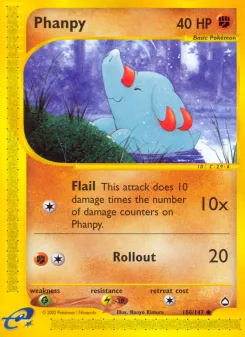 Carta Phanpy (Aquapolis)