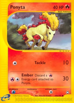 Carta Ponyta (Aquapolis)
