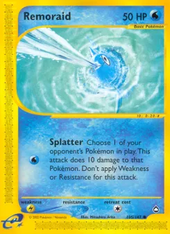 Carta Remoraid (Aquapolis)