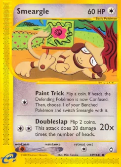 Carta Smeargle (Aquapolis)