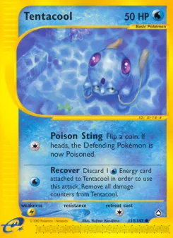Carta Tentacool (Aquapolis)