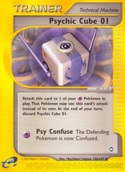 Carta Psychic Cube 01 (Aquapolis)