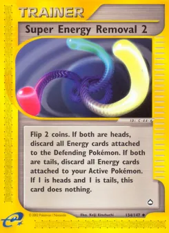 Carta Super Energy Removal 2 (Aquapolis)