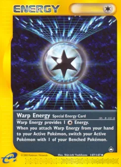 Carta Warp Energy (Aquapolis)