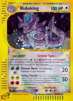 Carta Nidoking (Aquapolis)