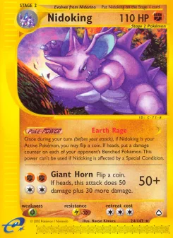 Carta Nidoking (Aquapolis)