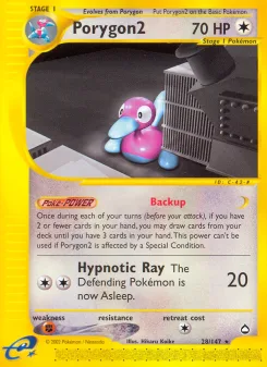Carta Porygon2 (Aquapolis)