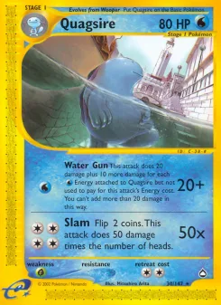 Carta Quagsire (Aquapolis)