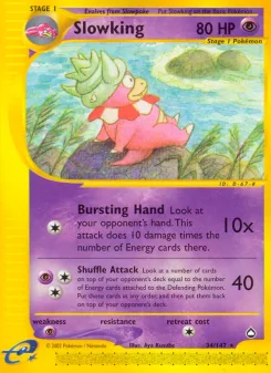 Carta Slowking (Aquapolis)