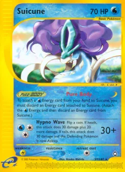 Carta Suicune (Aquapolis)