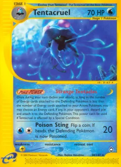 Carta Tentacruel (Aquapolis)