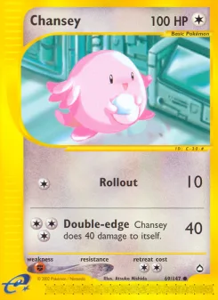Carta Chansey (Aquapolis)