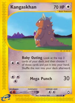 Carta Kangaskhan (Aquapolis)