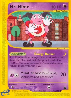 Carta Mr. Mime (Aquapolis)