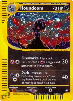 Carta Houndoom (Aquapolis)