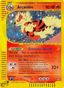Carta Arcanine (Aquapolis)