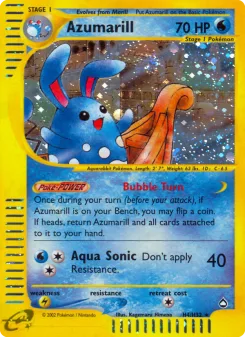 Carta Azumarill (Aquapolis)
