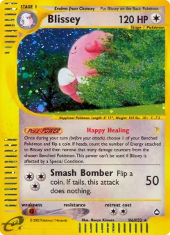 Carta Blissey (Aquapolis)