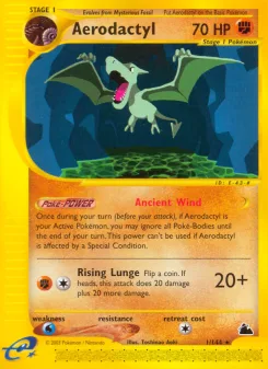 Carta Aerodactyl (Skyridge)