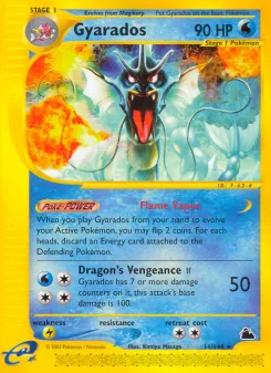 Carta Gyarados (Skyridge)