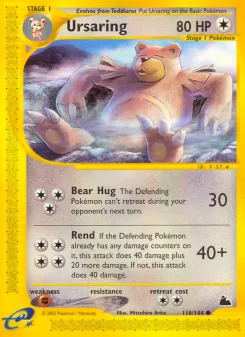 Carta Ursaring (Skyridge)